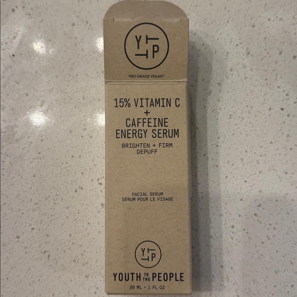 Youth to the People 15% Vitamin C + Caffeine Serum NIB